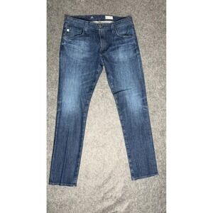 AG Adriano Goldschmied Tellis Modern Slim Jeans Blue Denim 360 Mens 34x33
